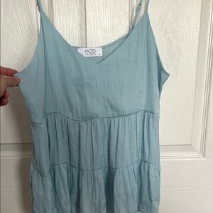 MOD Women's Sky Blue Tiered Camisole